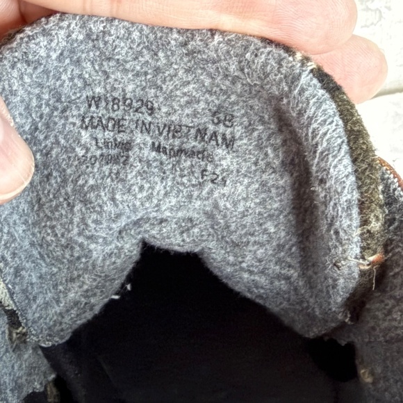 Cole Haan Nantucket Rugged Waterproof Hiker Brown leather ankle Boots Sz snug 6 - Picture 11 of 13